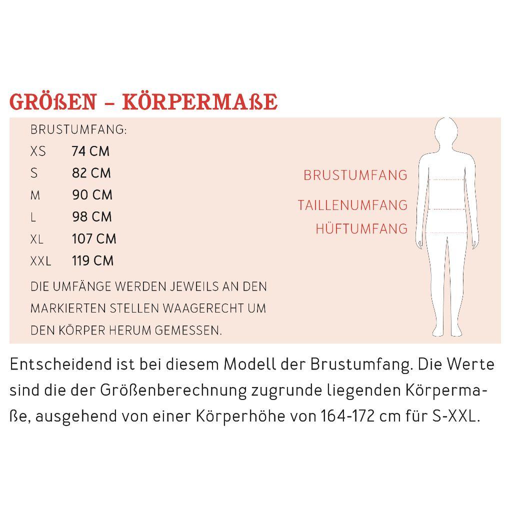 Papierschnittmuster Raglanpulli Frau Svenja XS-XXL